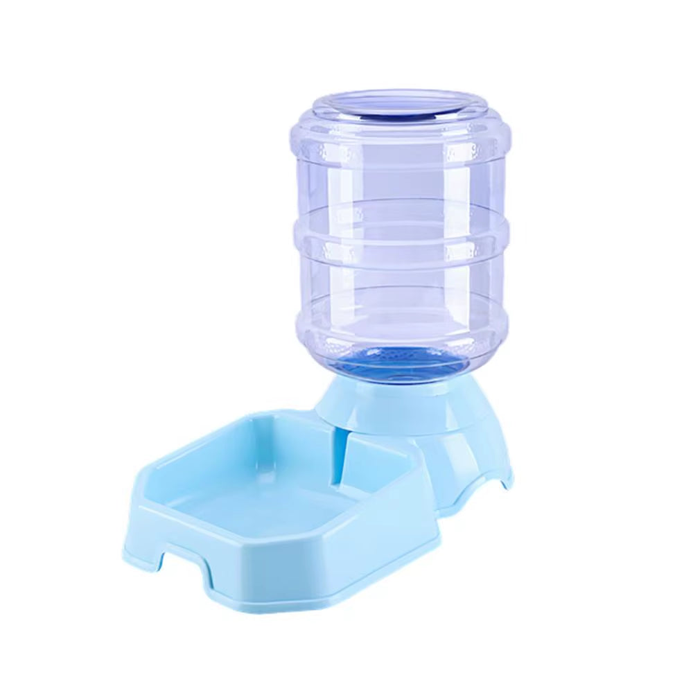 3.8 L Automatic Pet Feeder Dog Cat Drinking Bowl Large Capacity Water Food Holder Dispenser Detachable Feeding Fountain BPA Free