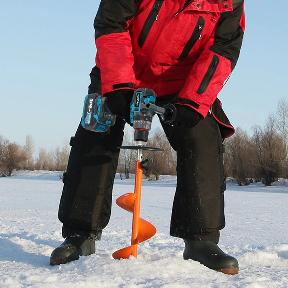 YOFIDRA 900N.m 20+3 Torque Brushless Electric Impact Drill 13MM Cordless Screwdriver Drilling Power Tool For Makita Battery Pin