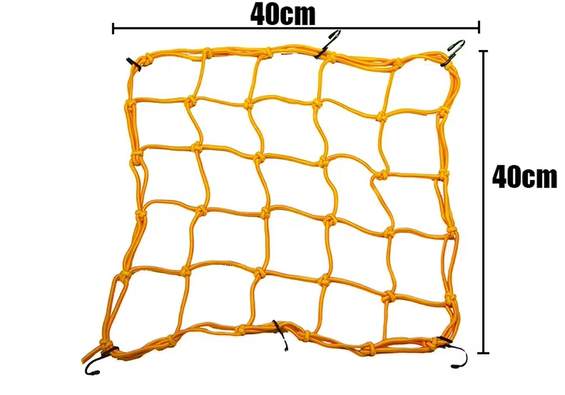 40X40Cm Universal Motorcycle Luggage Net Helmet Holder Mesh Storager Elastic Fuel Tank Net for Bike Cargo Organizer Nets