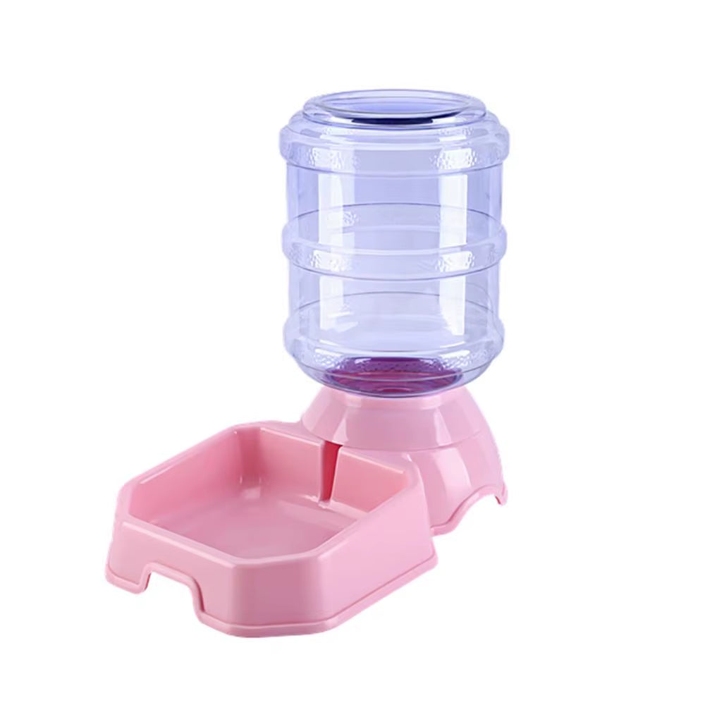 3.8 L Automatic Pet Feeder Dog Cat Drinking Bowl Large Capacity Water Food Holder Dispenser Detachable Feeding Fountain BPA Free