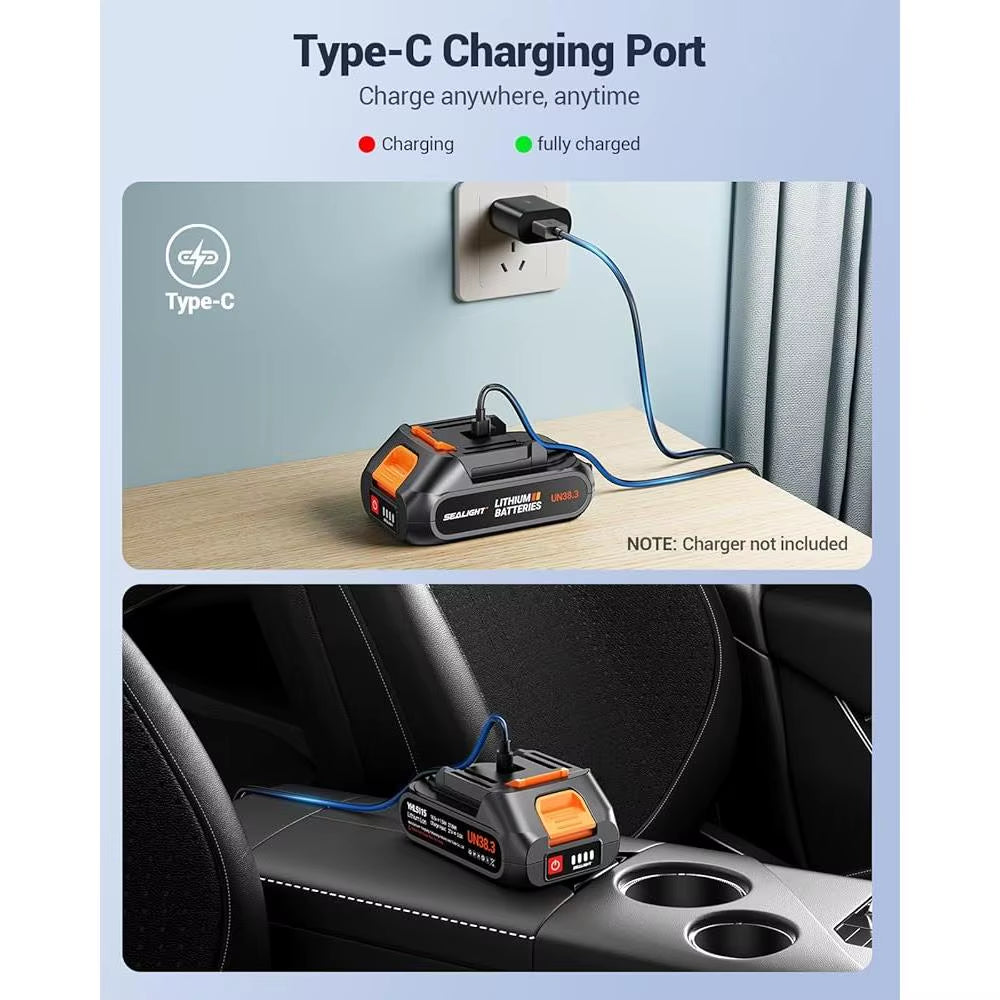 Portable Cordless Car Vacuum 21000Pa High Power Handheld Vacuum Cleaner Long Battery Life 4 in 1 Accessories Compact Design