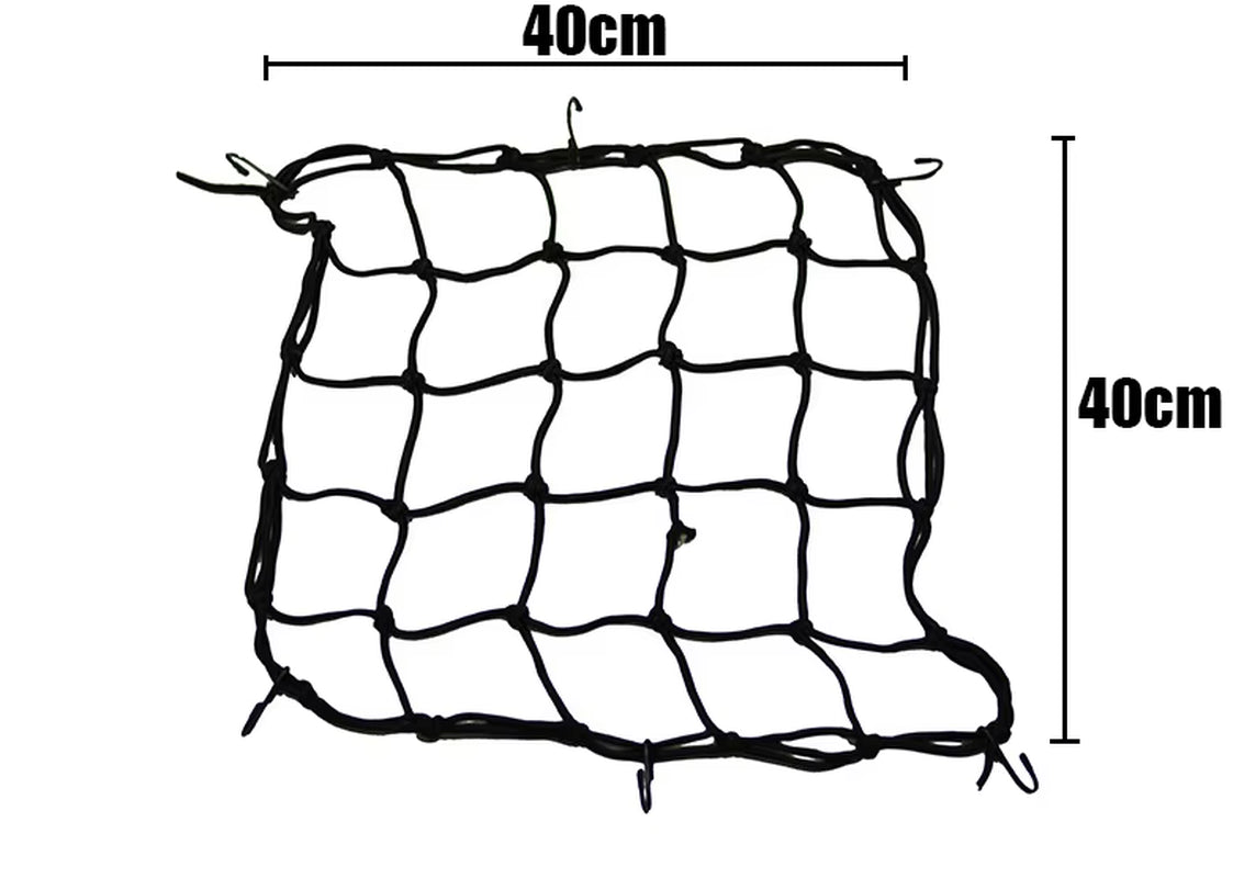 40X40Cm Universal Motorcycle Luggage Net Helmet Holder Mesh Storager Elastic Fuel Tank Net for Bike Cargo Organizer Nets