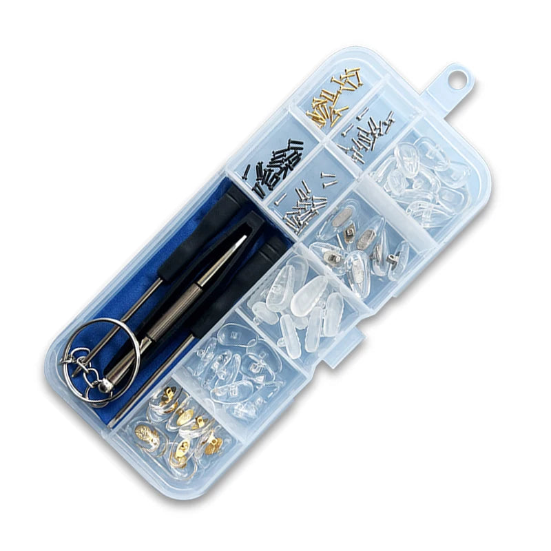 COLOUR_MAX  Silicone Nose Pads For Eyeglasses Soft Nose Pads For Glasses Sunglasses Screws For Glasses Repair Kit