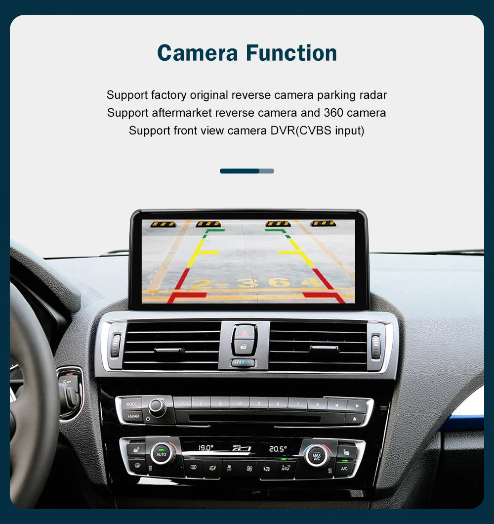 10.25'12.3' Wireless CarPlay Android Auto Multimedia Display Screen For BMW 1 2 3 4 Series F20 F21 F22 F30 F31 F32 F33