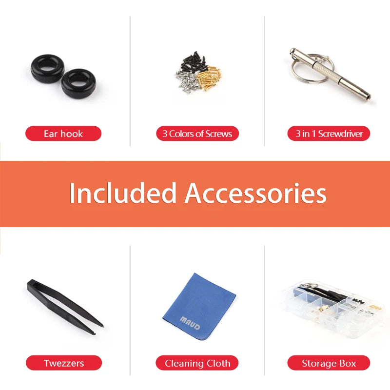 COLOUR_MAX  Silicone Nose Pads For Eyeglasses Soft Nose Pads For Glasses Sunglasses Screws For Glasses Repair Kit