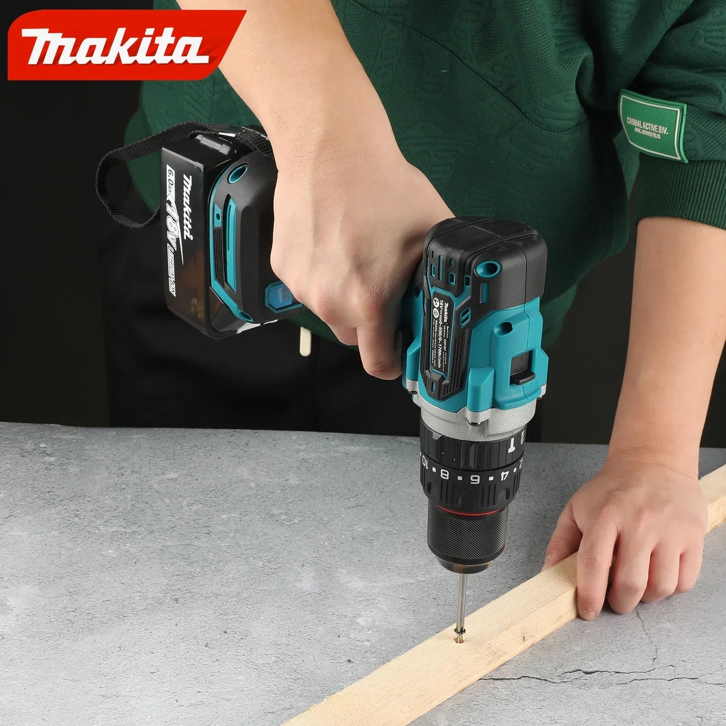 Makita DDF487 Brushless Lithium Electric Driver Electromechanical Drill Screwdriver for Makita 18V Battery