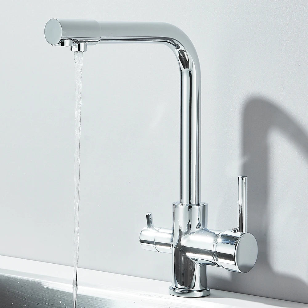 Filtered Kitchen Sink Faucets Drinking Water Filter Kitchen Faucet Sink Tap Hot Cold Water Tap For Kitchen
