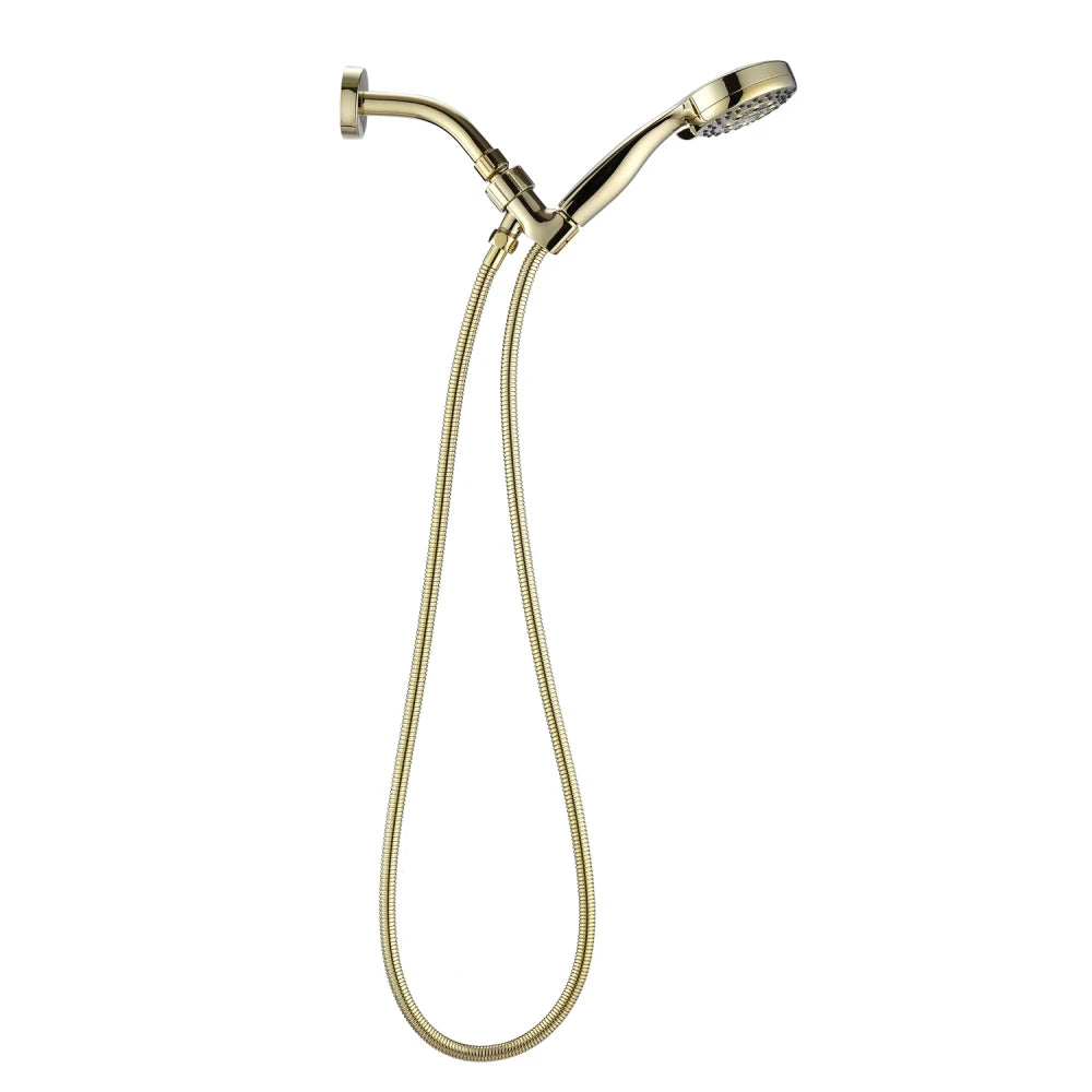 Handheld Shower Head with Hose High Pressure Shower Heads Gold