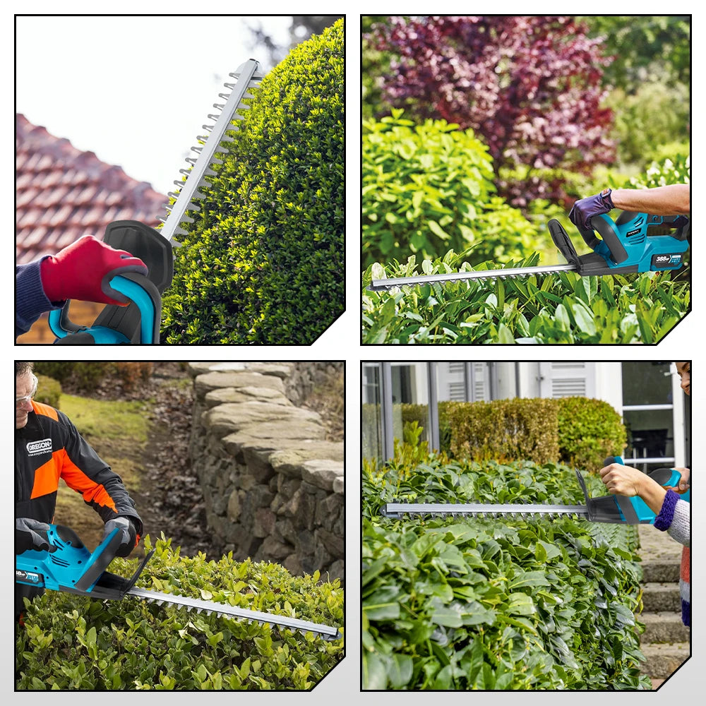 YOFIDRA 2000W Electric Hedge Trimmer Lawn Mower Cordless Household Garden  Shrub Weeding Pruning Tools For Makita Battery Pin