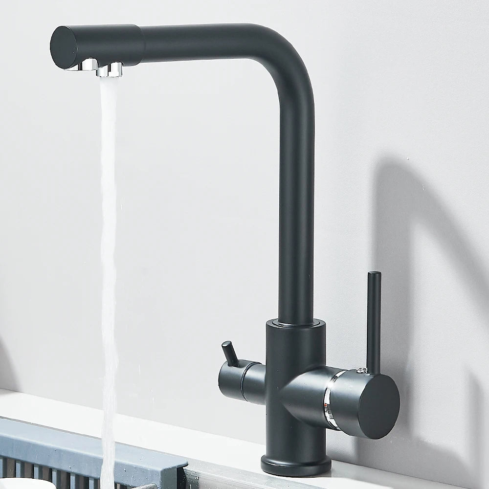 Filtered Kitchen Sink Faucets Drinking Water Filter Kitchen Faucet Sink Tap Hot Cold Water Tap For Kitchen