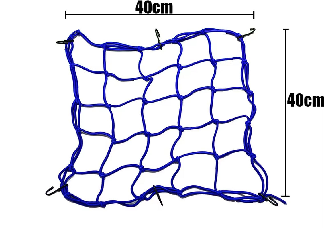 40X40Cm Universal Motorcycle Luggage Net Helmet Holder Mesh Storager Elastic Fuel Tank Net for Bike Cargo Organizer Nets