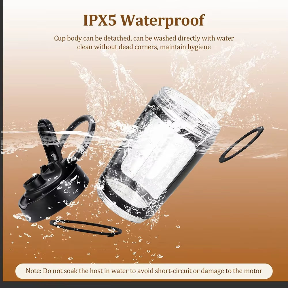 650Ml Electric Shaker Bottle Portable Whey Protein Shaker Automatic Stirring Blender Multipurpose Juice Mixer Cups Fitness Work